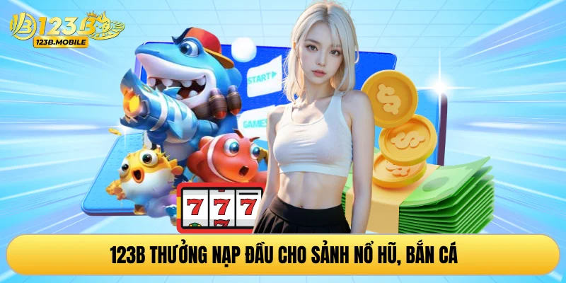 123B thưởng nạp đầu cho sảnh nổ hũ, bắn cá