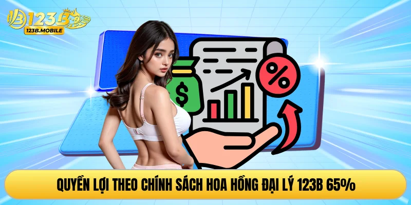 Quyền lợi theo chính sách hoa hồng đại lý 123B 65%
